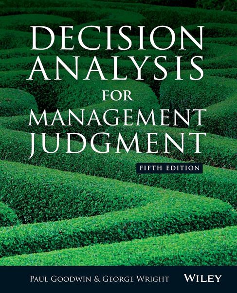Produktbild: Decision Analysis for Management Judgment 5e