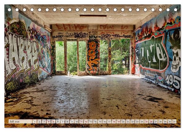 Produktbild: Lost Places Kalender - Daylight (Tischkalender 2026 DIN A5 quer), CALVENDO Monatskalender