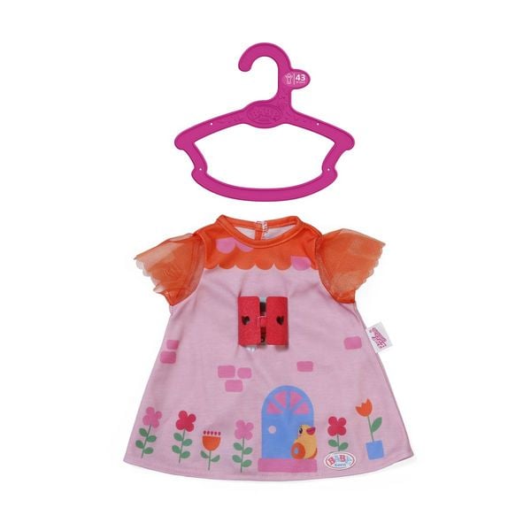 Zapf Creation BABY born Puppenkleidung Kleid Haus rosa 43cm