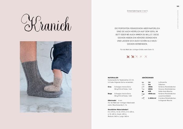 Produktbild: Socken h&auml;keln f&uuml;r die ganze Familie.