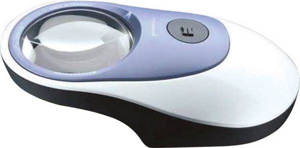 Produktbild: Eschenbach 158620 LED POWERLUX Handlupe mit LED-Beleuchtung Vergr&ouml;&szlig;erungsfaktor: 5 x Linsengr&ouml;&szlig;e: (&Oslash;) 58 mm