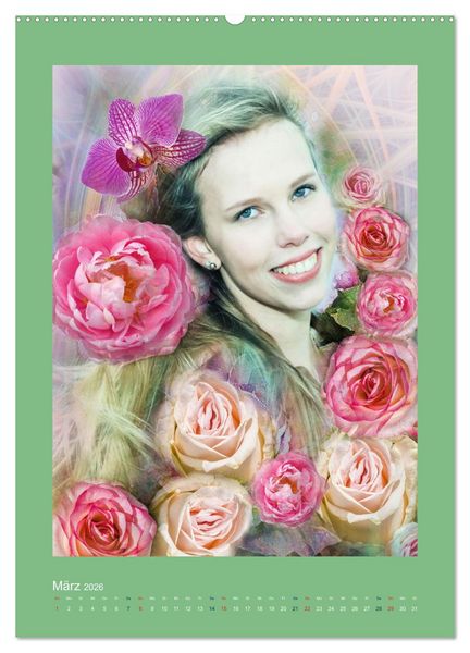 Produktbild: Blumen Melodie (Wandkalender 2026 DIN A2 hoch), CALVENDO Monatskalender