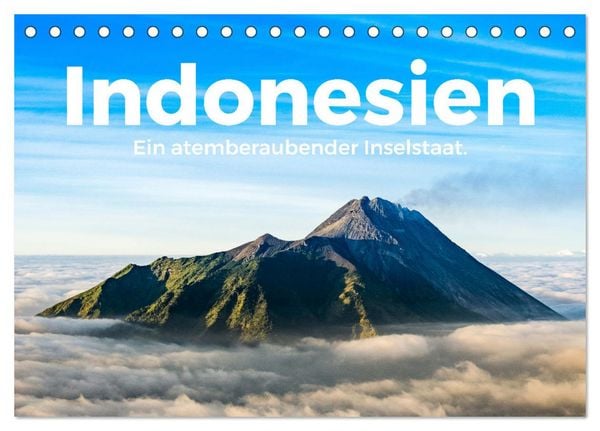 Indonesien - Ein atemberaubender Inselstaat. (Tischkalender 2026 DIN A5 quer), CALVENDO Monatskalender