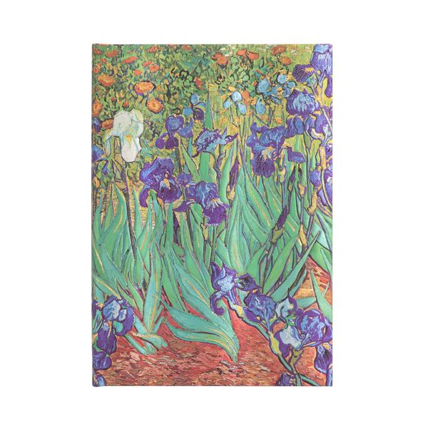 Produktbild: Hardcover Notizbuch Van Goghs Schwertlilien, Midi, Unliniert