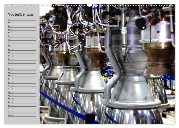 Produktbild: Space Shuttle. Impressionen aus der Raumfahrt (Wandkalender 2026 DIN A2 quer), CALVENDO Monatskalender