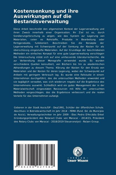 Produktbild: Kostensenkung und ihre Auswirkungen auf die Bestandsverwaltung