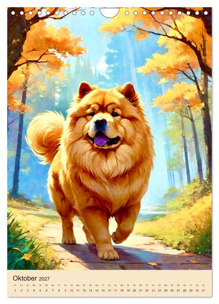 Produktbild: Der Chow Chow (Wandkalender 2027 DIN A4 hoch), CALVENDO Monatskalender