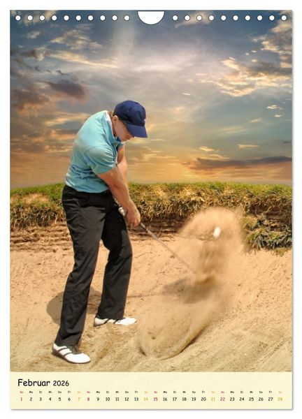 Produktbild: Golf Leidenschaft (Wandkalender 2026 DIN A4 hoch), CALVENDO Monatskalender