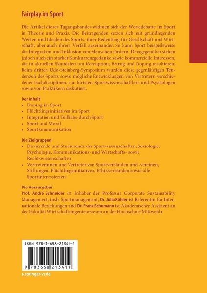 Produktbild: Fairplay im Sport