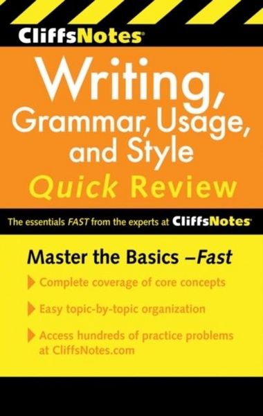 Produktbild: CliffsNotes Writing: Grammar, Usage, and Style Quick Review, 3rd Edition