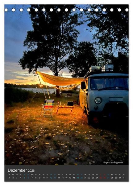Produktbild: Camper Traum (Tischkalender 2026 DIN A5 hoch), CALVENDO Monatskalender
