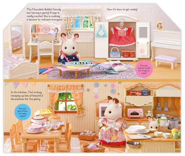 Produktbild: Sylvanian Families: Freya's Perfect Party: A Lift-the-Flap Story