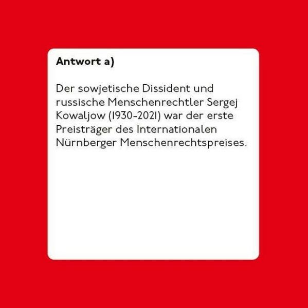 Produktbild: Das N&uuml;rnberg-Quiz (Neuausgabe)