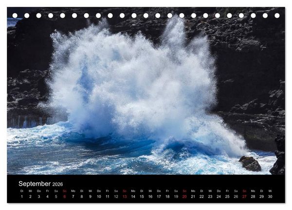 Produktbild: The Unknown HAWAII (Tischkalender 2026 DIN A5 quer), CALVENDO Monatskalender