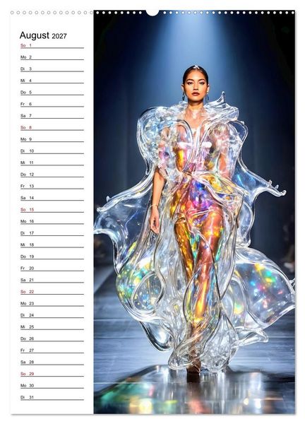 Produktbild: Impossible Couture - Futuristische Mode jenseits von Schwerkraft und Realit&auml;t (Wandkalender 2027 DIN A2 hoch), CALVENDO Monatskalender