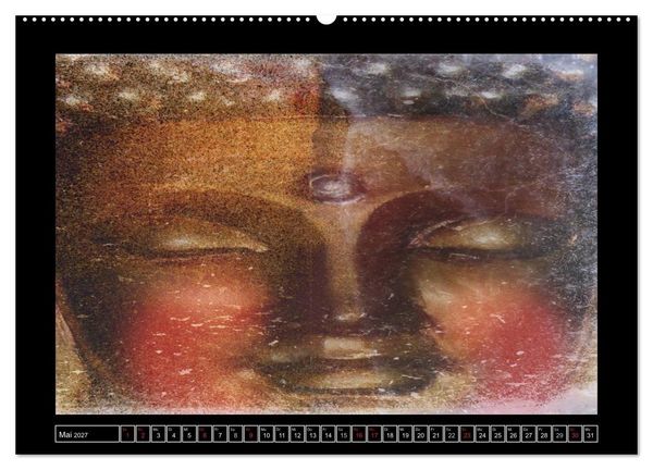 Produktbild: Buddha - Harmonie und Entspannung (Wandkalender 2027 DIN A2 quer), CALVENDO Monatskalender