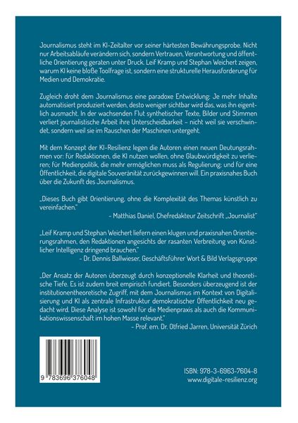 Produktbild: KI-Resilienz im Journalismus