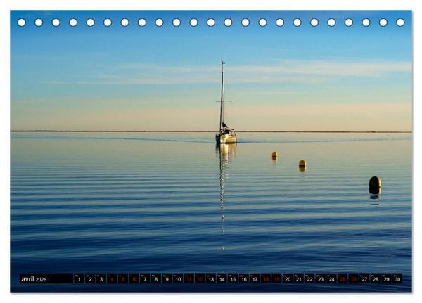 Produktbild: R&ecirc;veries en M&eacute;diterran&eacute;e (Calendrier de bureau 2026 DIN A5 vertical), CALVENDO calendrier mensuel