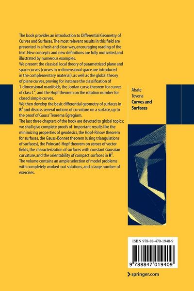 Produktbild: Curves and Surfaces