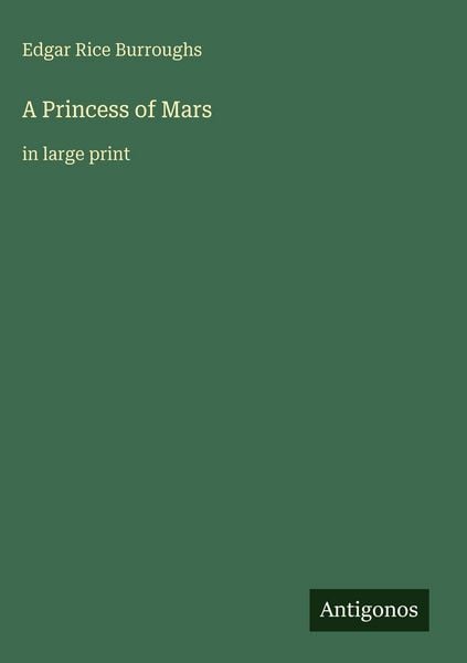 Produktbild: A Princess of Mars