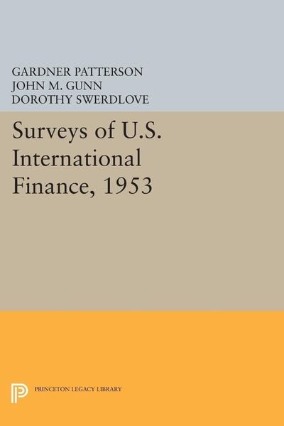Produktbild: Surveys of U.S. International Finance, 1953