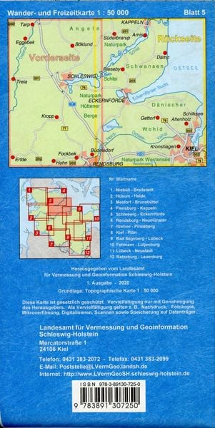 Produktbild: Schleswig - Eckernf&ouml;rde 1 : 50 000
