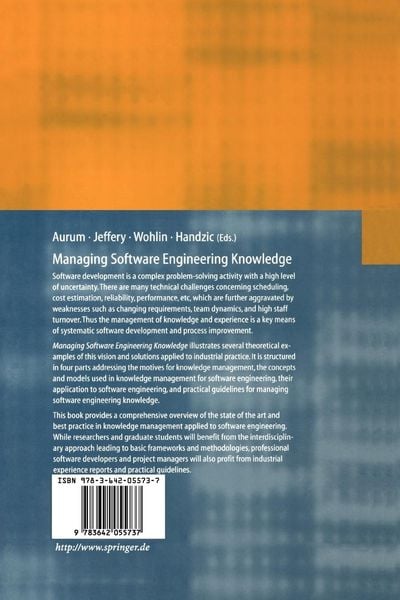 Produktbild: Managing Software Engineering Knowledge