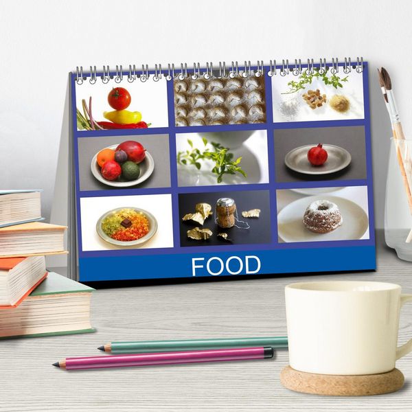 Produktbild: Food (Tischkalender 2026 DIN A5 quer), CALVENDO Monatskalender