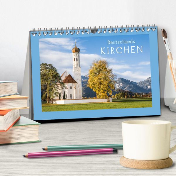 Produktbild: Deutschlands Kirchen (Tischkalender 2026 DIN A5 quer), CALVENDO Monatskalender