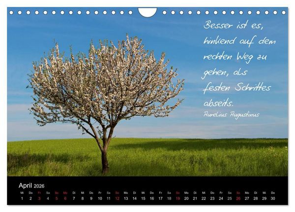 Produktbild: Poetische Wege (Wandkalender 2026 DIN A4 quer), CALVENDO Monatskalender