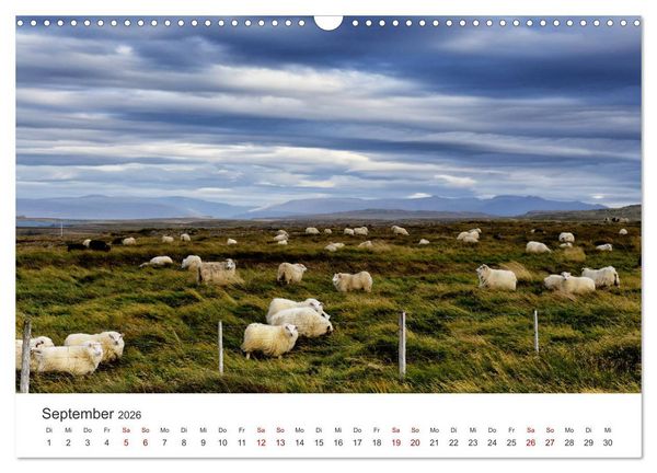 Produktbild: Landschaftstr&auml;ume in den Westfjorden (Wandkalender 2026 DIN A3 quer), CALVENDO Monatskalender