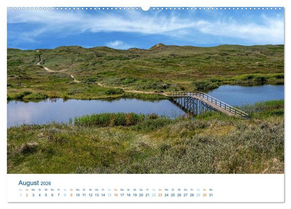 Produktbild: D&auml;nemarks Nordseek&uuml;ste - S&uuml;dj&uuml;tland (hochwertiger Premium Wandkalender 2026 DIN A2 quer), Kunstdruck in Hochglanz