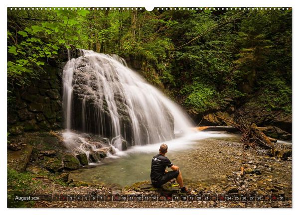 Produktbild: Naturparadies Allg&auml;u - Von Oberstdorf bis F&uuml;ssen (Wandkalender 2026 DIN A2 quer), CALVENDO Monatskalender