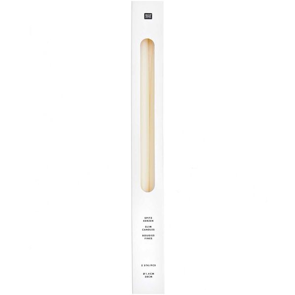 Produktbild: Spitzkerzen 28 cm, Eierschale