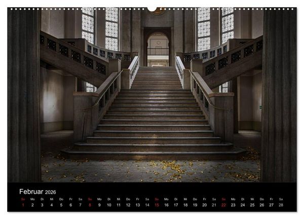 Produktbild: Geheimnisvolle Orte - Lost Places (Wandkalender 2026 DIN A2 quer), CALVENDO Monatskalender