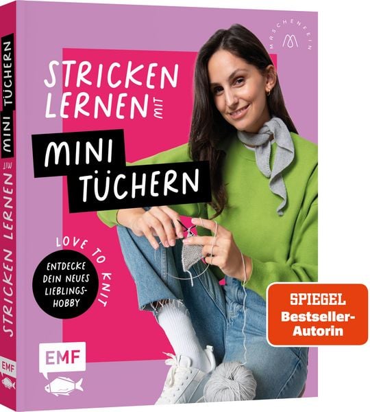 Produktbild: Love to knit: Stricken lernen mit Mini-T&uuml;chern von @maschenfein