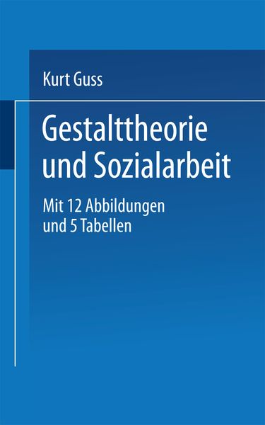 Produktbild: Gestalttheorie und Sozialarbeit