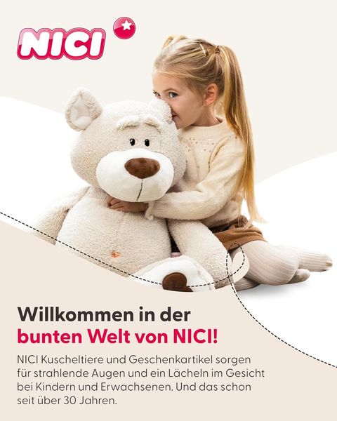 NICI - Kuscheltier Polarfuchs Vanja 20cm schlenkernd GREEN