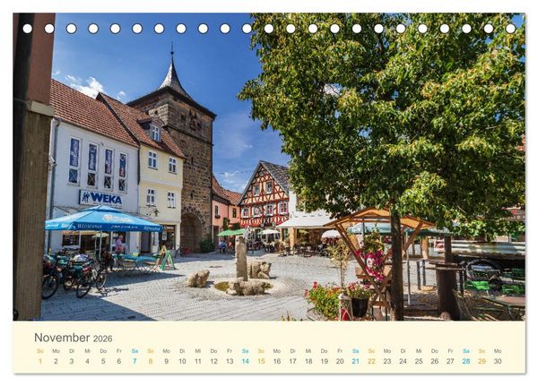 Produktbild: Lichtenfels - die Deutsche Korbstadt (Tischkalender 2026 DIN A5 quer), CALVENDO Monatskalender