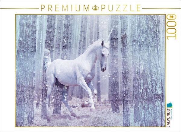Produktbild: CALVENDO Puzzle Einhorn | 1000 Teile Lege-Gr&ouml;&szlig;e 64x48cm Foto-Puzzle f&uuml;r gl&uuml;ckliche Stunden