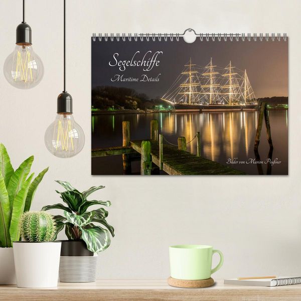Produktbild: Segelschiffe - Maritime Details (Wandkalender 2026 DIN A4 quer), CALVENDO Monatskalender