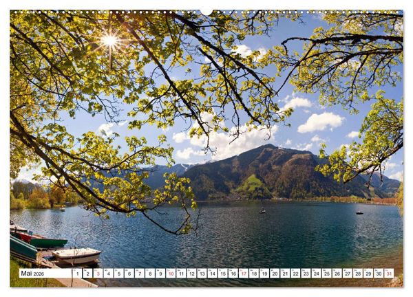 Produktbild: Der Zeller See im sch&ouml;nen Salzburger Land (Wandkalender 2026 DIN A2 quer), CALVENDO Monatskalender
