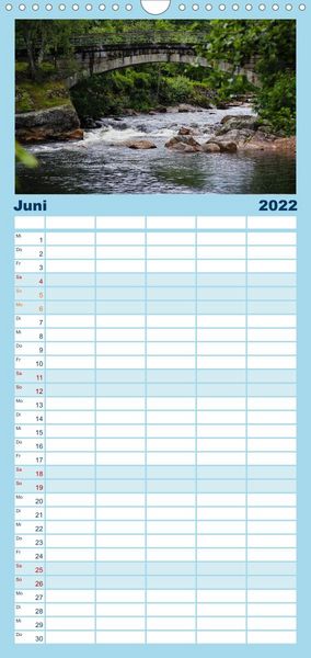 Produktbild: S&uuml;dnorwegen - Familienplaner hoch (Wandkalender 2022 , 21 cm x 45 cm, hoch)