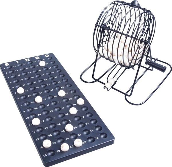 Produktbild: Classic Games Bingo mit Metallkorb