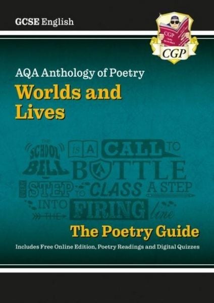 Produktbild: GCSE English AQA Poetry Guide - Worlds & Lives Anthology inc. Online Edition, Audio & Quizzes