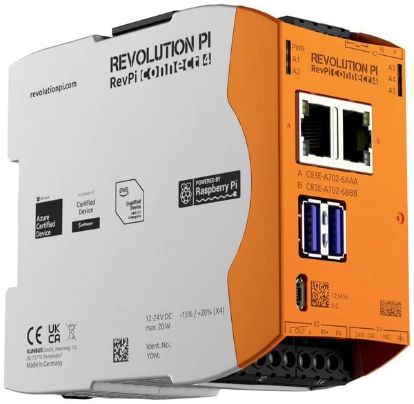Revolution Pi by Kunbus RevolutionPi Connect 4 PR100376 SPS-Erweiterungsmodul