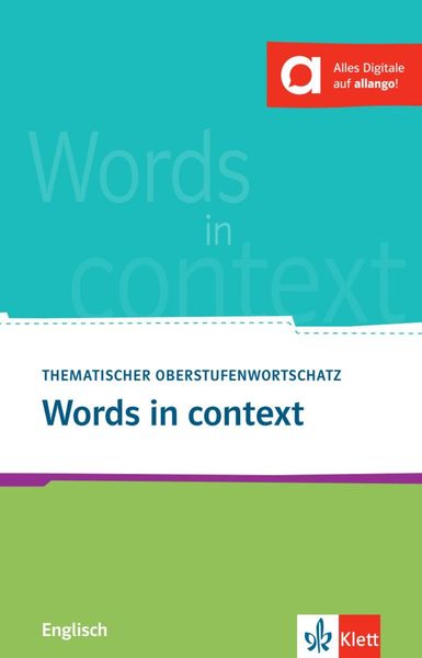Words in Context, Taschenbuch von Louise Carleton-Gertsch, Klett Sprachen GmbH, 978-3-12-519945-3