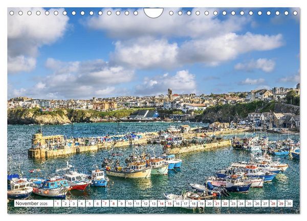 Produktbild: Cornwall - Malerische Landschaften mit grandiosen K&uuml;sten (Wandkalender 2026 DIN A4 quer), CALVENDO Monatskalender