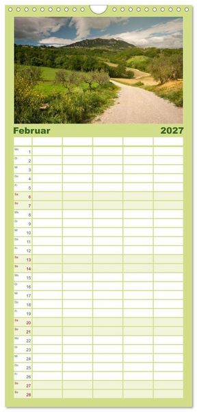 Produktbild: Familienplaner 2027 - San Marino Die &auml;lteste Republik der Welt mit 5 Spalten (Wandkalender, 21 x 45 cm) CALVENDO