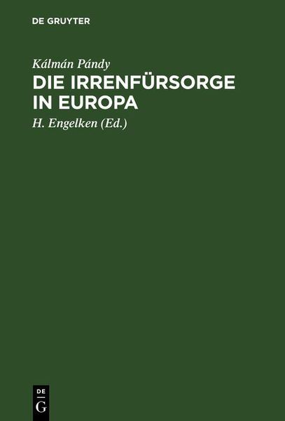Produktbild: Die Irrenf&uuml;rsorge in Europa